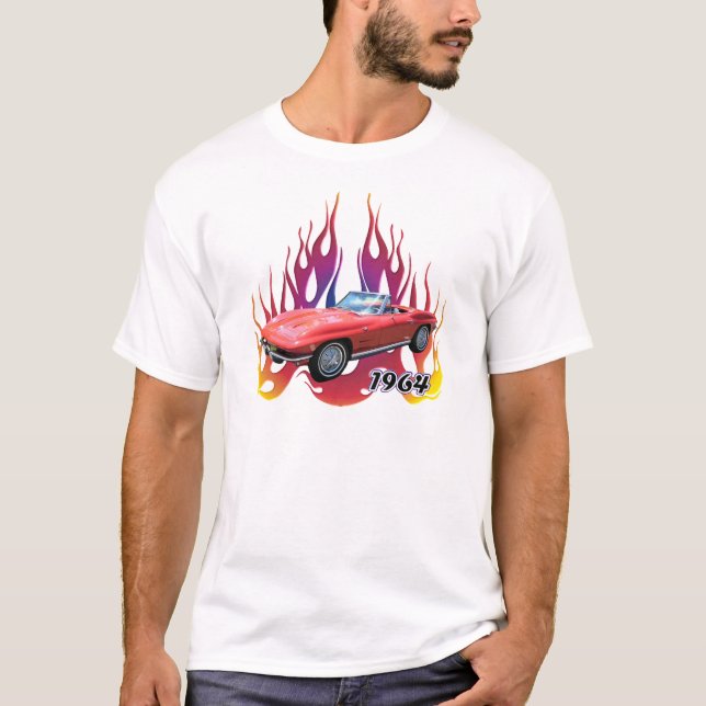 Chevy Korvette Stingray 1964 T-Shirt (Vorderseite)