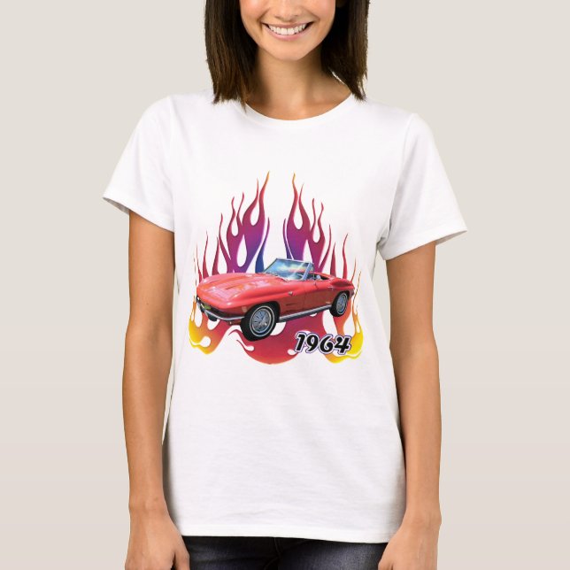Chevy Korvette Stingray 1964 T-Shirt (Vorderseite)