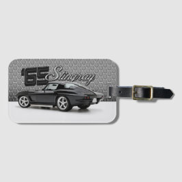 Chevy Korvette Vette Klassiker-Auto 1965 Gepäckanhänger