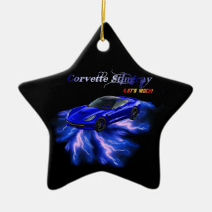 Chevy: KorvetteStingray 2013 Keramik Ornament