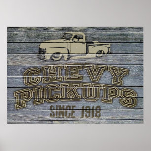 Chevy Lieferwagen-Plakat Poster