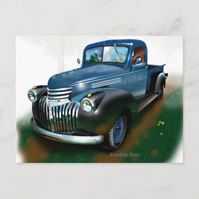 Chevy Lieferwagen Postcard Postkarte (Vorderseite)