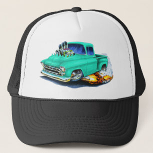 Chevy Lieferwagen Seafoam Grün 1957 Truckerkappe