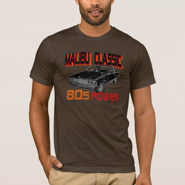 Chevy Malibu Klassiker 1981 T-Shirt (Vorderseite)