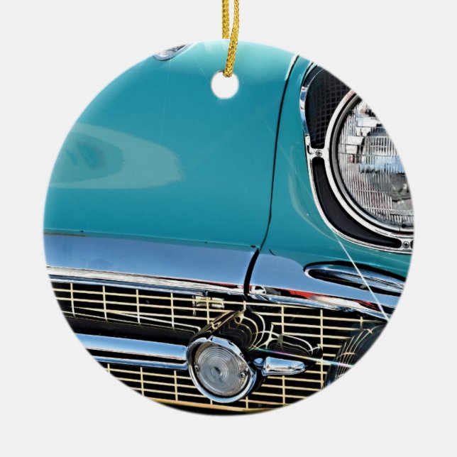 Chevy Nomade 1957 Keramik Ornament (Vorne)