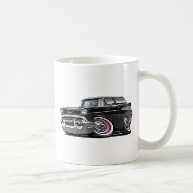 Chevy Nomade-Schwarz-Auto 1957 Tasse (Rechts)