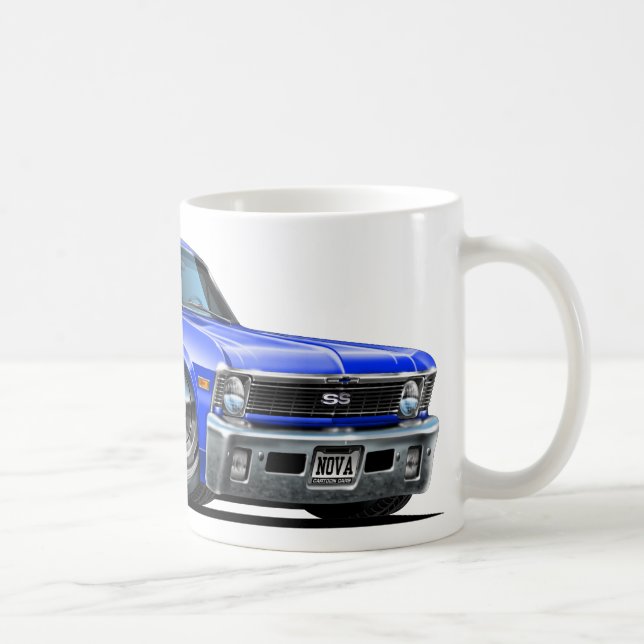 Chevy Nova-Blau-Auto Tasse (Rechts)