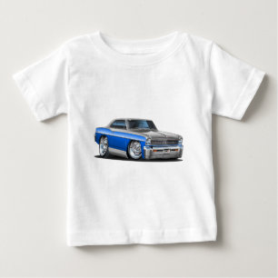 Chevy Nova-Blau-Graues Auto Baby T-shirt