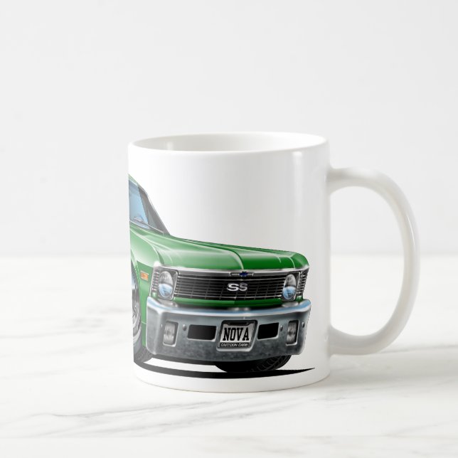 Chevy Nova-Grün-Auto Kaffeetasse (Rechts)