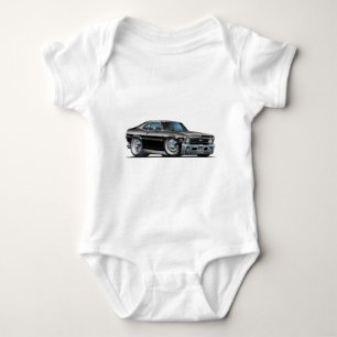 Chevy Nova-Schwarz-Auto Baby Strampler