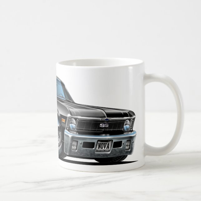Chevy Nova-Schwarz-Auto Tasse (Rechts)