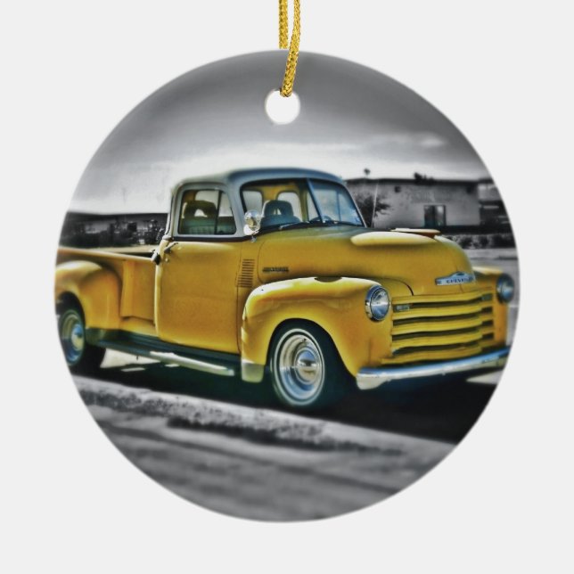 Chevy Pick Up Keramikornament (Vorne)