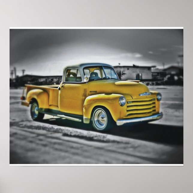 Chevy Pick Up Poster (Vorne)
