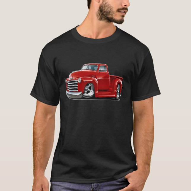 Chevy Rot-LKW 1950-52 T-Shirt (Vorderseite)