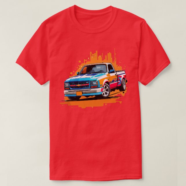 Chevy S10 Drag Truck 1 T-Shirt (Design vorne)