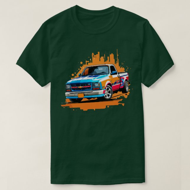 Chevy S10 Drag Truck 1 T-Shirt (Design vorne)