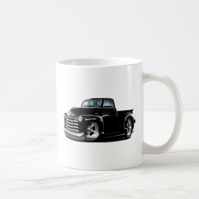 Chevy schwarzer LKW 1950-52 Tasse (Rechts)