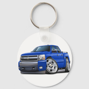 Chevy Silverado Dualcab Blau-LKW Schlüsselanhänger