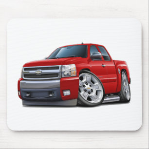 Chevy Silverado rotes ausgedehntes Fahrerhaus Mousepad