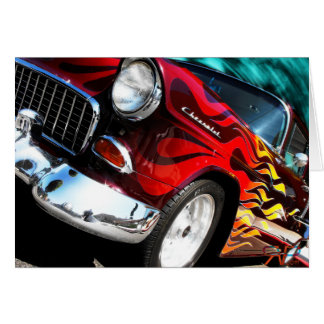 Chevy V6 frisiertes Auto 1955