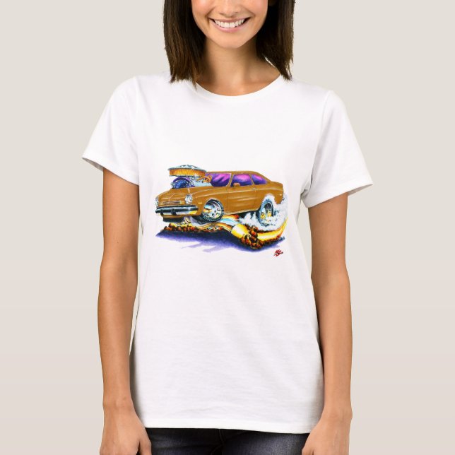 Chevy Vega Brown Auto T-Shirt (Vorderseite)