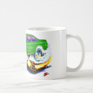 Chevy Vega grünes Auto Tasse