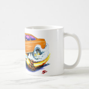 Chevy Vega Orangen-Auto Kaffeetasse
