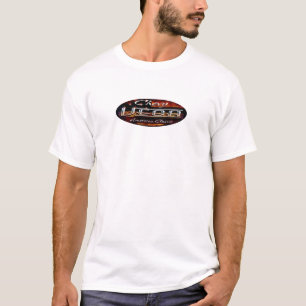 Chevy Vega - ovales Flaggen-Emblem-amerikanischer T-Shirt