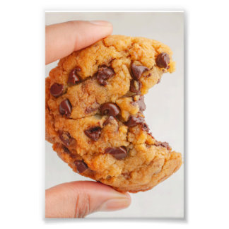 Chewy Peanut Butter Chocolate Cookie Bite Fotodruck