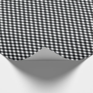 CHEX 12 BLACK-WHITE-GIFT-WRAPPING-PAPIER GESCHENKPAPIER