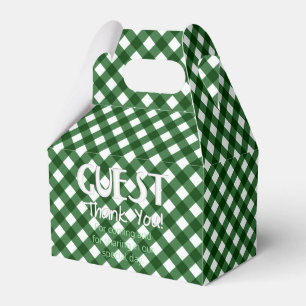 Chex 16-CHRISTMAS GREEN-GASTGESCHENK BOX, Gable Geschenkschachtel