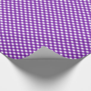 CHEX 18 DUNKER LILA-GIFT-WRAPPING-PAPIER GESCHENKPAPIER