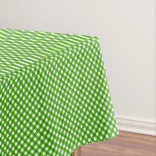 CHEX 2-GRÜNE-BAUMWOLLE TABLECLOTH 52 x 70 in Tischdecke