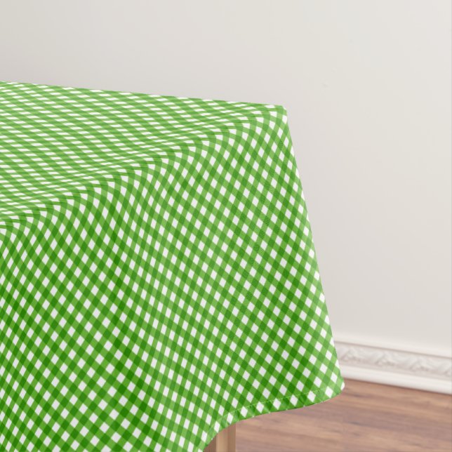 CHEX 2-GRÜNE-BAUMWOLLE TABLECLOTH 52 x 70 in Tischdecke (Beispiel)