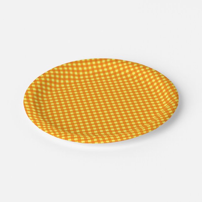 CHEX 3-ORANGE-TELLER PAPPTELLER (Schrägansicht)