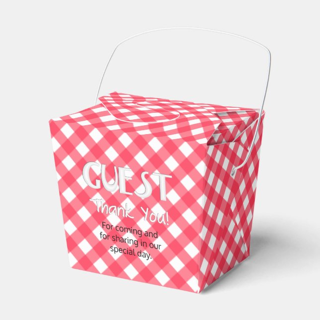 Chex 7-WATERMELON RED-GASTGESCHENK BOX, entfernen Geschenkschachtel (Vorderseite)