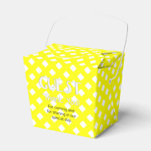 Chex 8-YELLOW-YELLOW-GASTGESCHENK BOX, entfernen Geschenkschachtel