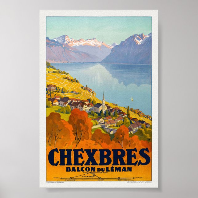 Chexbres Vintage Poster 1923 (Vorne)