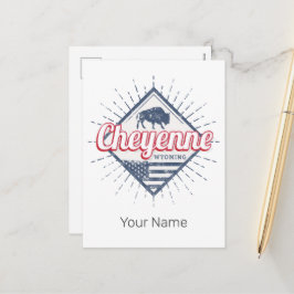 Cheyenne City Wyoming United Staaten Vintag USA Feiertagspostkarte
