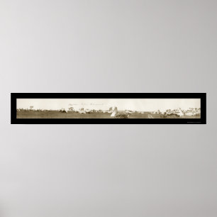 Cheyenne Indian Camp Foto 1909 Poster