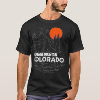 Cheyenne Mountain Colorado hiking camping natur d T-Shirt