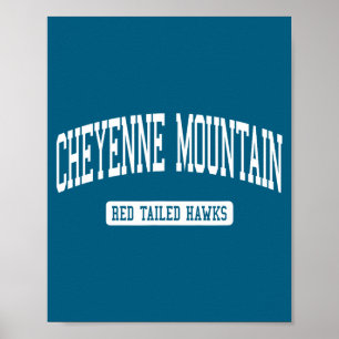 Cheyenne Mountain High School Hs Illustration Poster