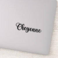 Cheyenne Name - Handgeschriebene Kalligrafie