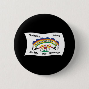 Cheyenne River Sioux Flag Button