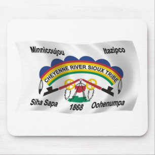 Cheyenne River Sioux Flag Mauspad