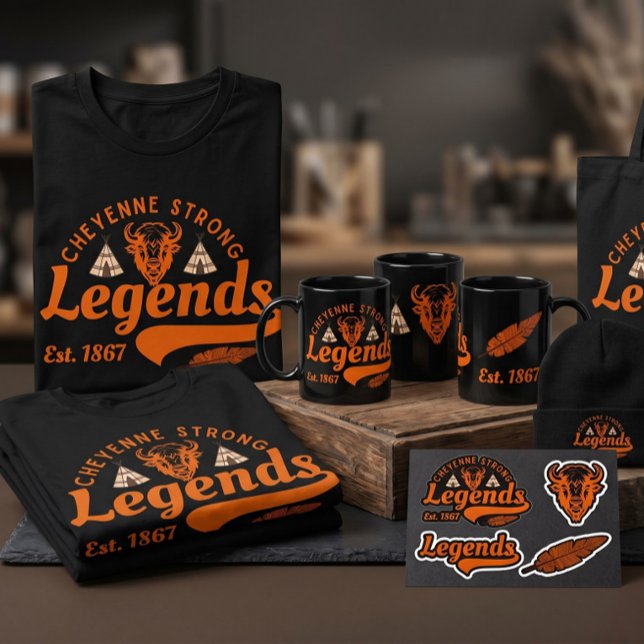 Cheyenne Strong Legenden Trending Design T-Shirt (Great design for Legends)