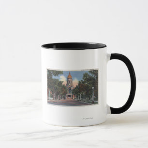 Cheyenne, WY - Ansicht der Staats-Hauptstadt und Tasse