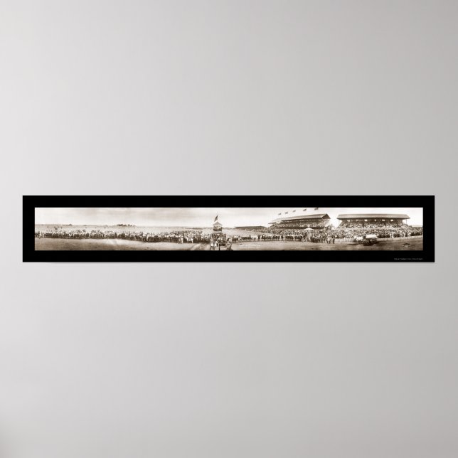 Cheyenne WY Frontier Foto 1910 Poster (Vorne)