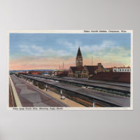 Cheyenne, WY - Gewerkschaft Pazifischer Bahnhof