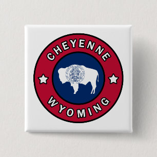 Cheyenne Wyoming Button
